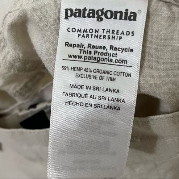 Patagonia Men’s Back Step Hemp & Organic Cotton Size 38 - Picture 4 of 6